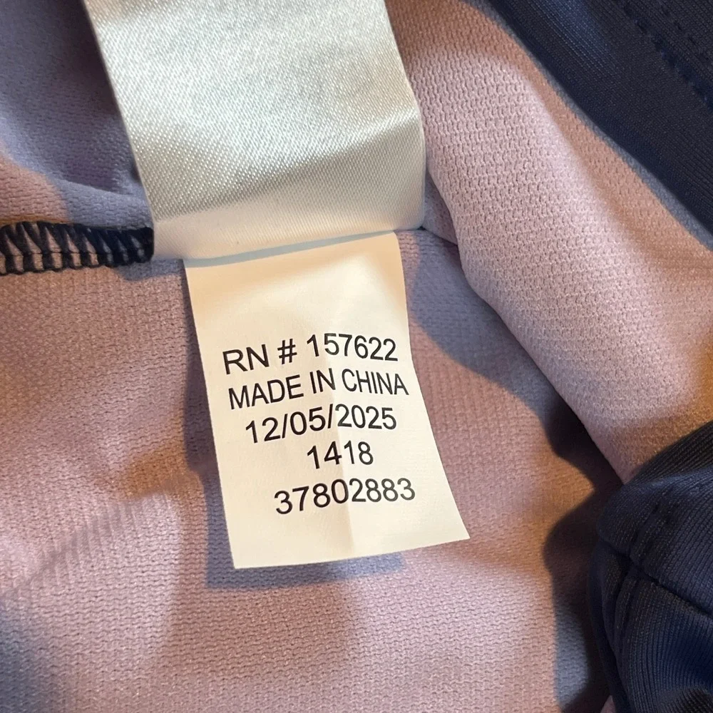 Eddie Bauer Kids Medieval Blue Tankini Swim Top EB000348C Navy Racerback M 10/12